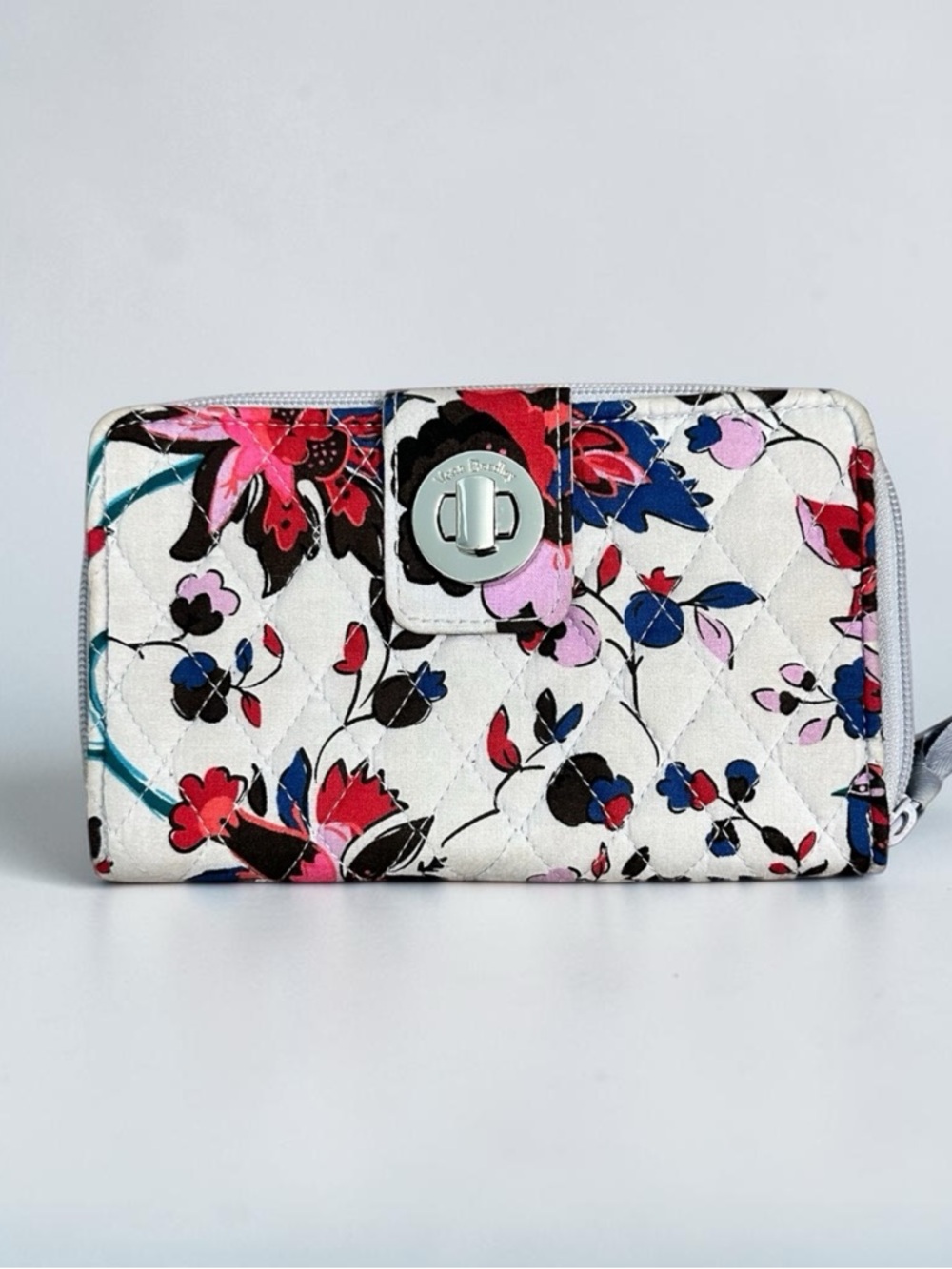 Vera Bradley Vineyard Floral Quilted Wallet